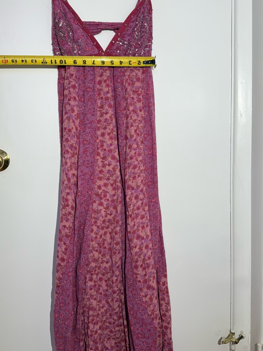 Free People Forever Time Dress Magenta Floral Slip Dress - Picture 6 of 12